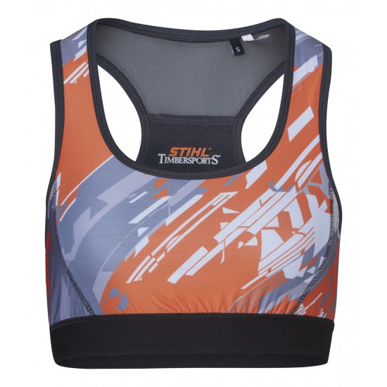 Sports τοπ SZ L Γκρι/Πορτοκαλί