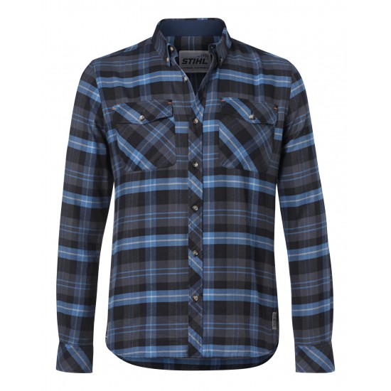 Πουκάμισο γυναικείο XS μπλε/καρό