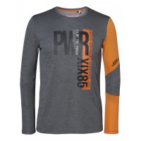 Μπλούζα SZ S PWR γκρι/πορτοκαλί