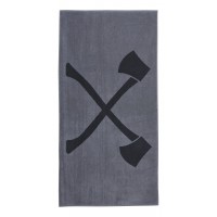 Πετσέτα ανθρακί/γκρι