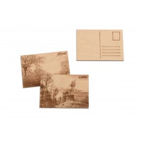 Postcard ξύλινες, σετ 2 τμχ