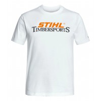 T-shirt, TIMBERSPORTS, άσπρο, L