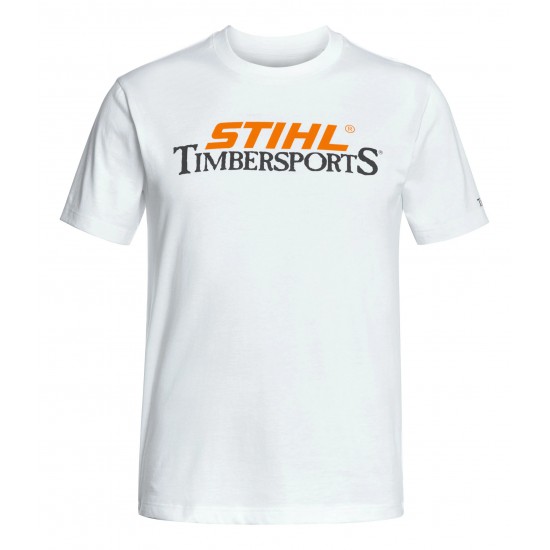 T-shirt, TIMBERSPORTS, άσπρο, L