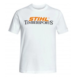 T-shirt, TIMBERSPORTS, άσπρο, S