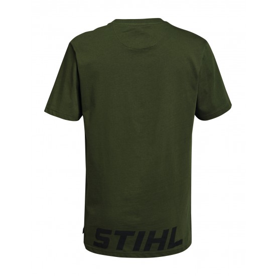 T-shirt SZ XXL LOGO BACK Green