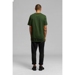 T-shirt SZ XXXL LOGO BACK Green