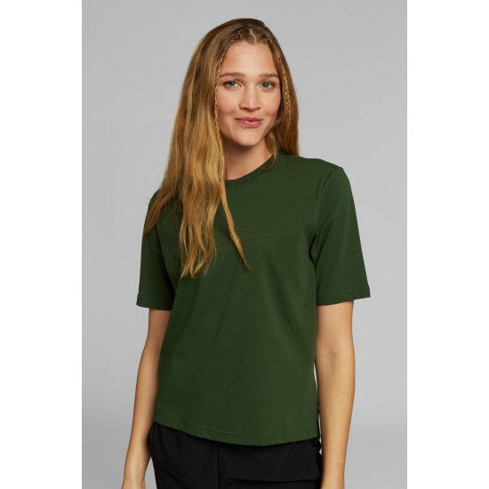 T-shirt SZ S Women LOGO BACK Green