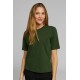 T-shirt SZ S Women LOGO BACK Green