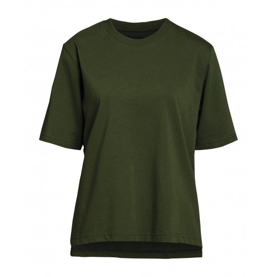 T-shirt SZ XL Women LOGO BACK Green