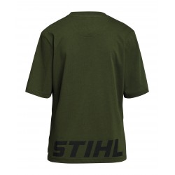 T-shirt SZ XS Women LOGO BACK Green