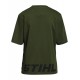 T-shirt SZ XS Women LOGO BACK Green