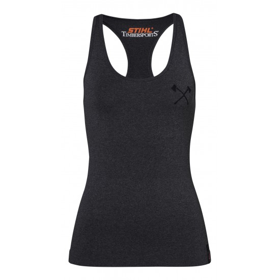 Τοπ SZ M Γυναικείο Γκρι/Μαύρο