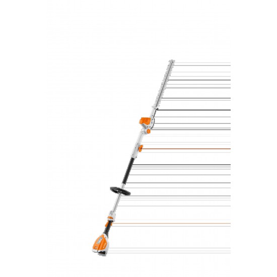 Τηλεσκοπικό ψαλίδι μπορντούρας επαναφορτιζόμενο HLA 56 45cm χωρίς μπαταρία και φορτιστή	