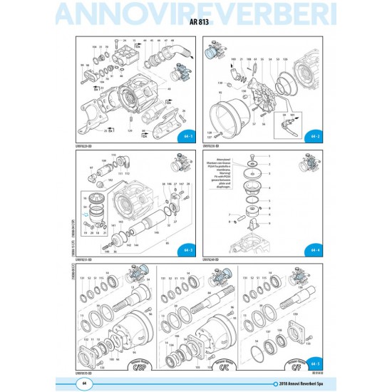 ΑΝΤΛΙΑ ΨΕΚΑΣΜΟΥ ΜΕΜΒΡΑΝΟΦΟΡΑ AR 813 AP C/C BlueFlex ANNOVI REVERBERI (42005)