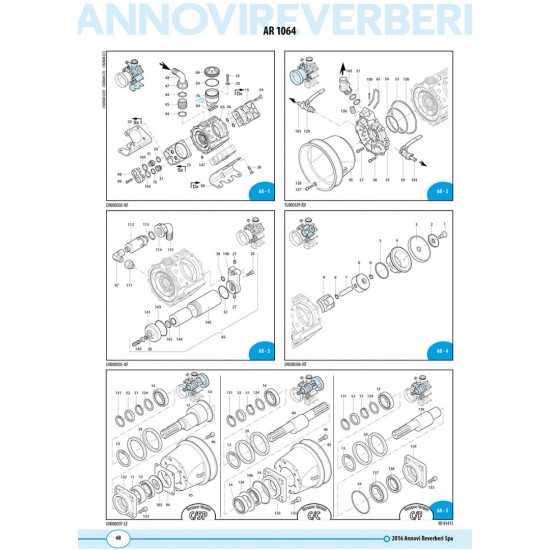 ΑΝΤΛΙΑ ΨΕΚΑΣΜΟΥ ΜΕΜΒΡΑΝΟΦΟΡΑ AR 1064 AP C/C BlueFlex ANNOVI REVERBERI (42006)