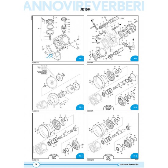 ΑΝΤΛΙΑ ΨΕΚΑΣΜΟΥ ΜΕΜΒΡΑΝΟΦΟΡΑ AR 1604 AP C/C BlueFlex ANNOVI REVERBERI (42010)