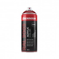 ΣΠΡΕΙ ΑΚΡΥΛΙΚΟ ΧΡΩΜΑΤΟΣ HIGH GLOSS 400ml BENMAN (RAL3003) ΚΟΚΚΙΝΟ ΡΟΥΜΠΙΝΙ (28508) 