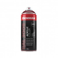 ΣΠΡΕΙ ΑΚΡΥΛΙΚΟ ΧΡΩΜΑΤΟΣ HIGH GLOSS 400ml BENMAN (RAL3009) ΚΟΚΚΙΝΟ ΟΞΥΝΤΕ (28510)