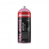 ΣΠΡΕΙ ΑΚΡΥΛΙΚΟ ΧΡΩΜΑΤΟΣ HIGH GLOSS 400ml BENMAN (RAL4003) ΒΙΟΛΕΤΙ (28512) 