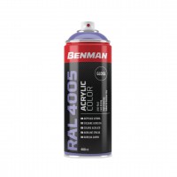 ΣΠΡΕΙ ΑΚΡΥΛΙΚΟ ΧΡΩΜΑΤΟΣ HIGH GLOSS 400ml BENMAN (RAL4005) ΜΠΛΕ ΛΙΛΑ (28513) 
