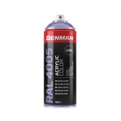 ΣΠΡΕΙ ΑΚΡΥΛΙΚΟ ΧΡΩΜΑΤΟΣ HIGH GLOSS 400ml BENMAN (RAL4005) ΜΠΛΕ ΛΙΛΑ (28513) 