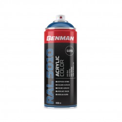 ΣΠΡΕΙ ΑΚΡΥΛΙΚΟ ΧΡΩΜΑΤΟΣ HIGH GLOSS 400ml BENMAN (RAL5010) ΜΠΛΕ ΣΚΟΥΡΟ (28514)