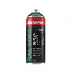 ΣΠΡΕΙ ΑΚΡΥΛΙΚΟ ΧΡΩΜΑΤΟΣ HIGH GLOSS 400ml BENMAN (RAL6001) ΠΡΑΣΙΝΟ ΣΜΑΡΑΓΔΙ (28517) 