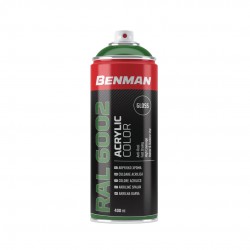 ΣΠΡΕΙ ΑΚΡΥΛΙΚΟ ΧΡΩΜΑΤΟΣ HIGH GLOSS 400ml BENMAN (RAL6002) ΠΡΑΣΙΝΟ ΤΩΝ ΦΥΛΛΩΝ (28518)