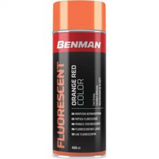 ΣΠΡΕI ΦΘΟΡΙΖΟΝ ΒΕΡΝΙΚΟΧΡΩΜΑ 400ml BENMAN ΚΟΚΚΙΝΟ/ΠΟΡΤΟΚΑΛΙ (28532)