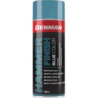 ΣΠΡΕΙ ΣΦΥΡΗΛΑΤΗ ΛΑΚΑ 400ml HAMMER FINISH BENMAN ΜΠΛΕ (28555)