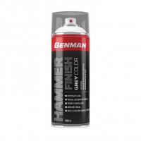 ΣΠΡΕΙ ΣΦΥΡΗΛΑΤΗ ΛΑΚΑ 400ml HAMMER FINISH BENMAN ΓΚΡΙ (28558)