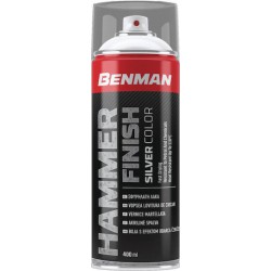ΣΠΡΕΙ ΣΦΥΡΗΛΑΤΗ ΛΑΚΑ 400ml HAMMER FINISH BENMAN ΑΣΗΜΙ (28557)