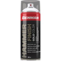 ΣΠΡΕΙ ΣΦΥΡΗΛΑΤΗ ΛΑΚΑ 400ml HAMMER FINISH BENMAN ΧΡΥΣΟ (28559)