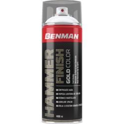 ΣΠΡΕΙ ΣΦΥΡΗΛΑΤΗ ΛΑΚΑ 400ml HAMMER FINISH BENMAN ΧΡΥΣΟ (28559)