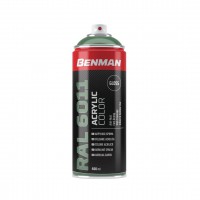 ΣΠΡΕΙ ΑΚΡΥΛΙΚΟ ΧΡΩΜΑΤΟΣ HIGH GLOSS 400ml BENMAN (RAL6011) ΠΡΑΣΙΝΟ ΧΑΚΙ (28623)