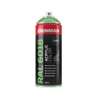 ΣΠΡΕΙ ΑΚΡΥΛΙΚΟ ΧΡΩΜΑΤΟΣ HIGH GLOSS 400ml BENMAN (RAL6018) ΠΡΑΣΙΝΟ - ΚΙΤΡΙΝΟ (33481)