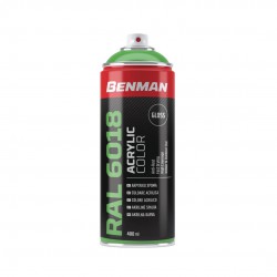 ΣΠΡΕΙ ΑΚΡΥΛΙΚΟ ΧΡΩΜΑΤΟΣ HIGH GLOSS 400ml BENMAN (RAL6018) ΠΡΑΣΙΝΟ - ΚΙΤΡΙΝΟ (33481)