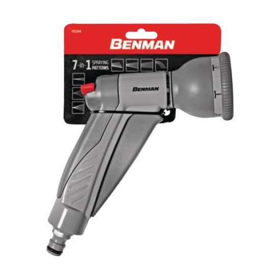 ΠΙΣΤΟΛΙ ΠΟΤΙΣΜΑΤΟΣ ΡΥΘΜΙΖΟΜΕΝΟ ΜΕ 7 ΤΥΠΟΥΣ ΨΕΚΑΣΜΟΥ BENMAN (72134)