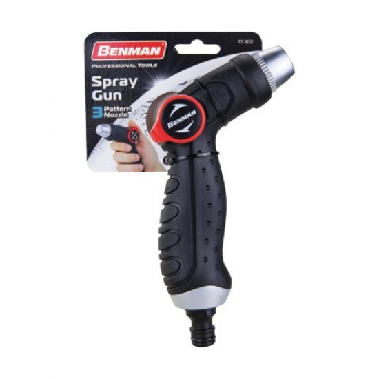 ΠΙΣΤΟΛΙ ΠΟΤΙΣΜΑΤΟΣ ΡΥΘΜΙΖΟΜΕΝΟ ΜΕ 3 ΤΥΠΟΥΣ ΨΕΚΑΣΜΟΥ & ΜΕΤΑΛΛΙΚΟ ΣΤΟΜΙΟ BENMAN (77202)