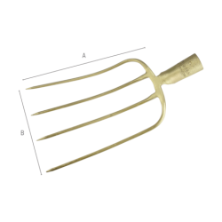 ΠΗΡΟΥΝΑ 4 ΔΟΝΤΙΩΝ 340mm x 230mm BENMAN (77205)