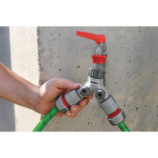 ΣΥΣΤΟΛΗ 1" ME MEIΩΤΗ 3/4" ΜΕ ΔΙΠΛΗ ΕΞΟΔΟ 45° BENMAN (77200)