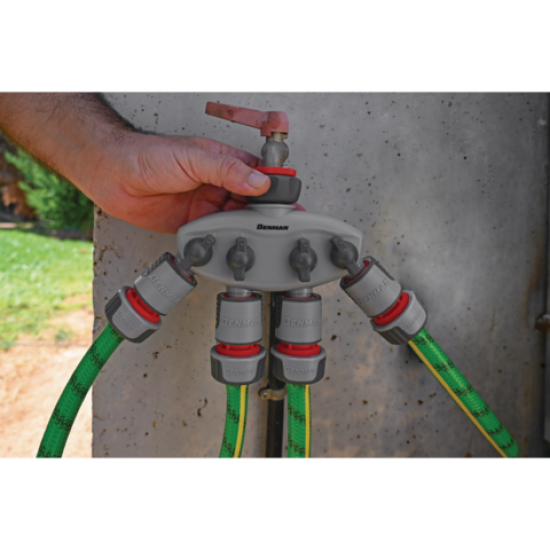 ΣΥΣΤΟΛΗ 1" ME MEIΩΤΗ 3/4" & 4 ΕΞΟΔΟΥΣ BENMAN (77178)