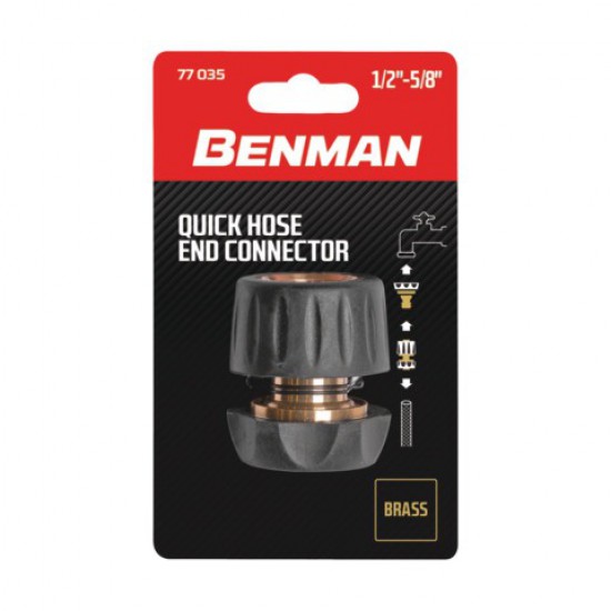 ΤΑΧΥΣΥΝΔΕΣΜΟΣ ΛΑΣΤΙΧΟΥ, ΟΡΕΙΧΑΛΚΙΝΟΣ 1/2" - 5/8" BENMAN (77035)