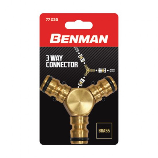 ΣΥΝΔΕΣΜΟΣ ΤΑΧΥΣΥΝΔΕΣΜΩΝ ΟΡΕΙΧΑΛΚΙΝΟΣ, ΜΕ 3 ΑΡΣΕΝΙΚΑ ΑΚΡΑ BENMAN (77039)