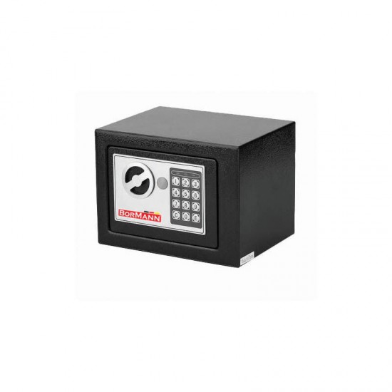 BORMANN Elite BDS2300 Χρηματοκιβώτιο Με Ψηφιακό Συνδυασμό Μ23xΠ17xΥ17cm, Με Κλειδί Ασφαλείας (020875)