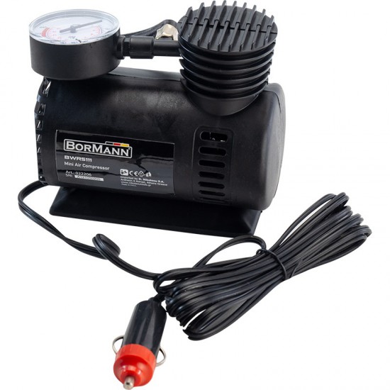 BORMANN BWR5111 Αεροσυμπιεστής 12V με 2 Αντάπτορες (022206)