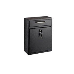 BORMANN BMB1103 Γραμματοκιβώτιο Μ27xΠ12xΥ30.5cm,Μαύρο (022404)