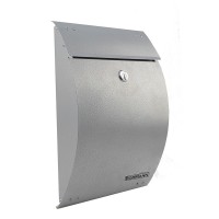 BORMANN BMB1000 Γραμματοκιβώτιο Μ22xΠ7xΥ30cm,Ασημί (022695)