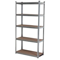 BORMANN Elite BSR3001 Ραφιέρα Γαλβανιζέ 5 Ράφια MDF Μ90xΠ40xΥ180cm, 260Kg/Ράφι (022596)
