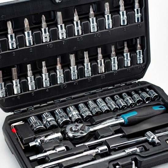 BORMANN Pro BHT5100 Καρυδάκια 1/4'' 46τεμ (024675)